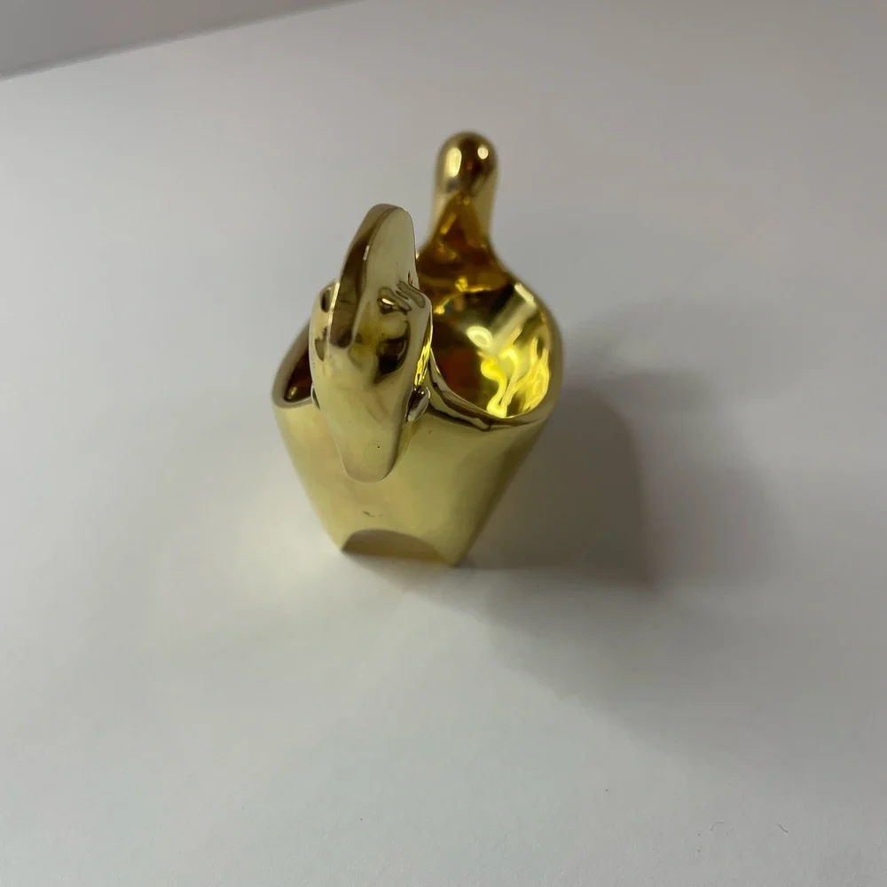 Jonathan Adler Brass ring bowl